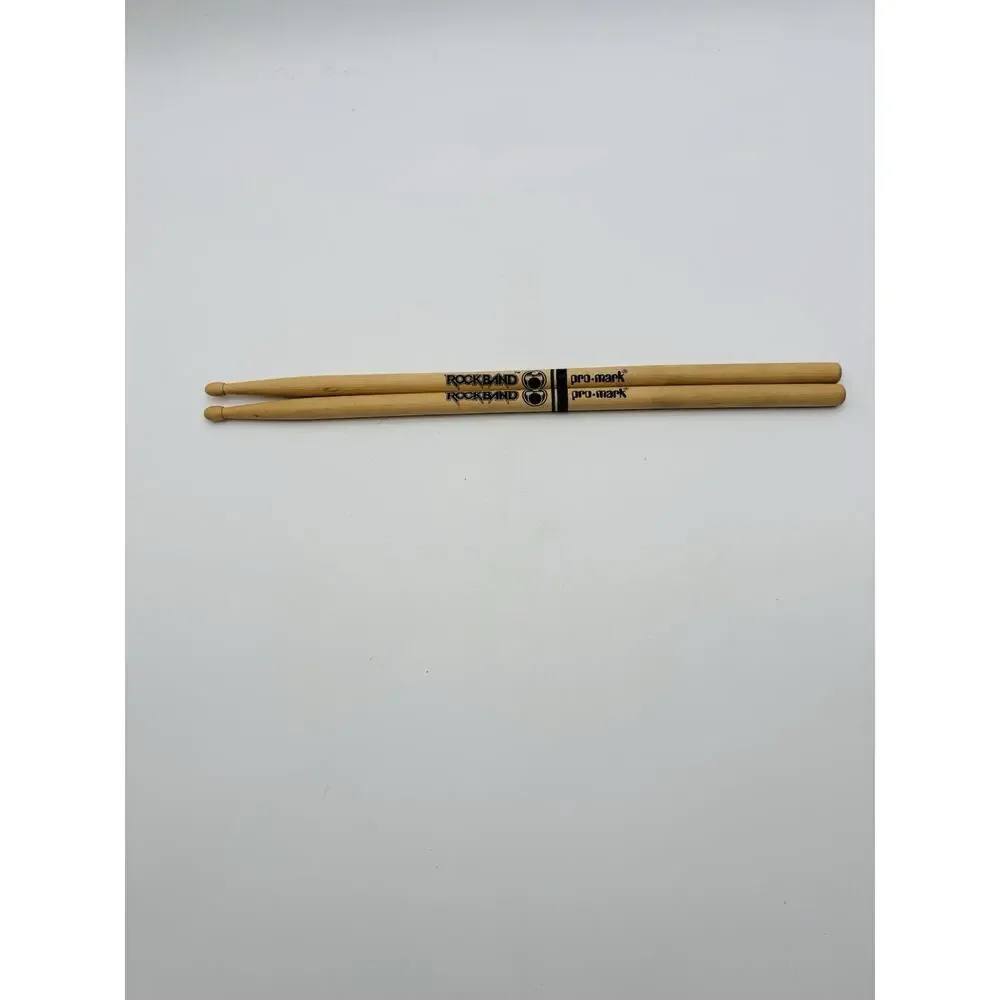 Set Of Rock Band Ludwig Replacement Wood Drum Sticks Xbox Nintendo Wii OEM VG